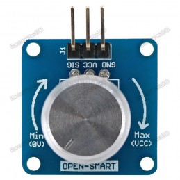 High Sensitivity Rotary Angle Sensor Adjustable Potentiometer Knob Module Robotics Bangladesh