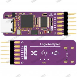 WeAct USB Logic Analyzer DLA Mini 24MHz 8-Channel Debug Tool Robotics Bangladesh