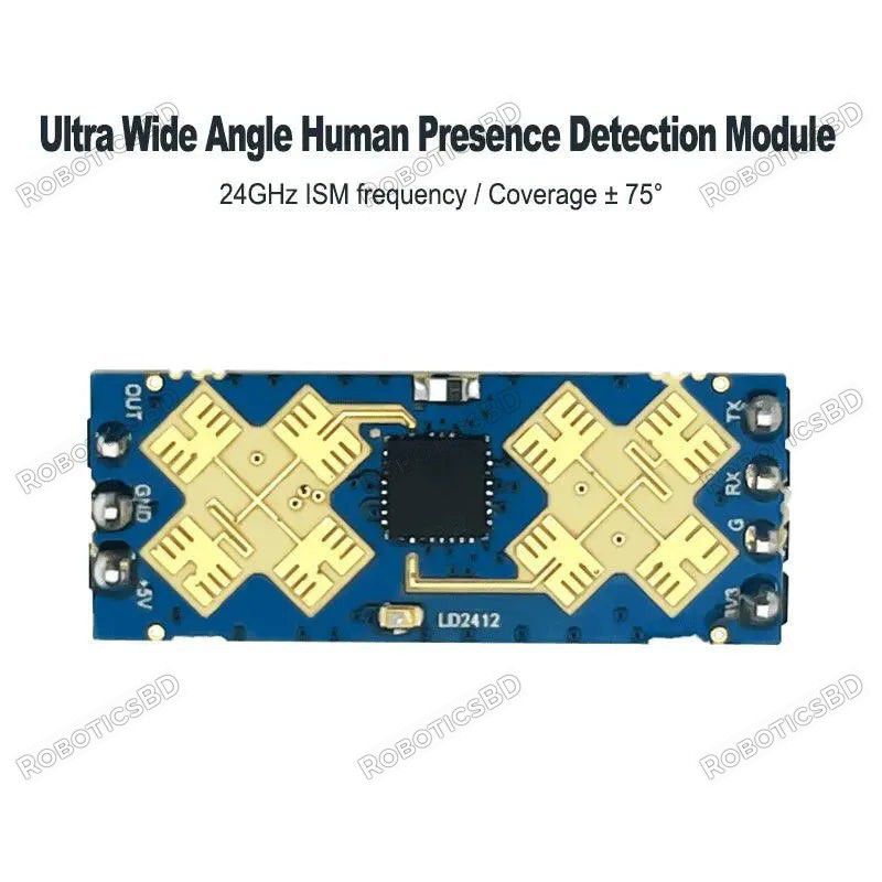 HLK-LD2412 Wide Angle Sensing mmWave Human Presence Sensing Module Robotics Bangladesh