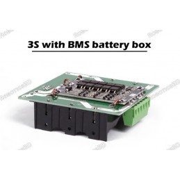 DIY 12V Battery Pack Case with 3S 40A BMS for 18650 Batteries Robotics Bangladesh