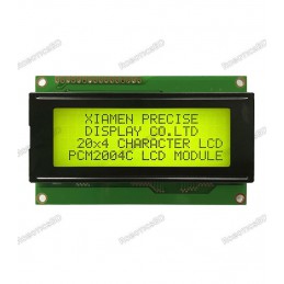20x4 Character LCD Yellow Backlight Robotics Bangladesh