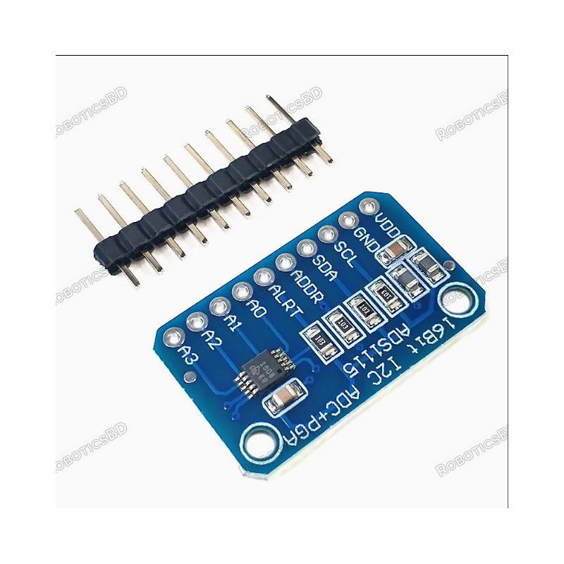 ADS1115 4-Channel 16-Bit Precision Analog-to-Digital Converter (ADC) Module China Robotics Bangladesh