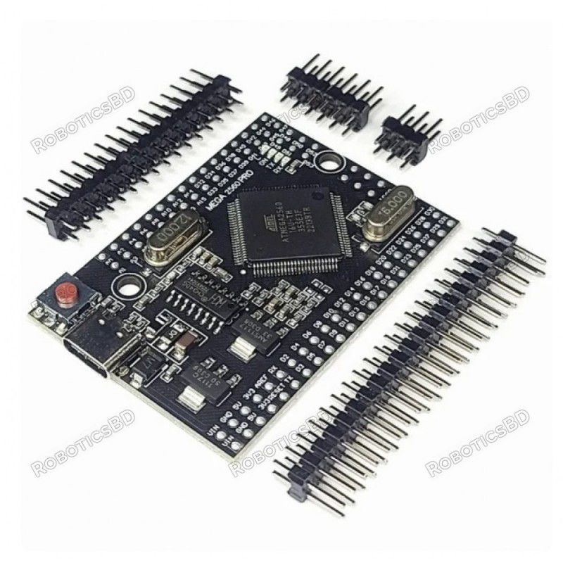 Mini Mega 2560 PRO (Embed) CH340G Development Board with USB Type-C Interface Robotics Bangladesh Mini Mega 2560 PRO (Embed) CH340G Development Board with USB Type-C Interface Robotics Bangladesh