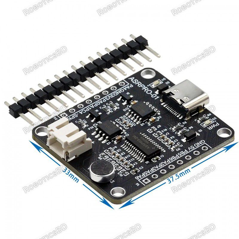 ASR PRO Voice Recognition Module Offline Speech Development Board Robotics Bangladesh