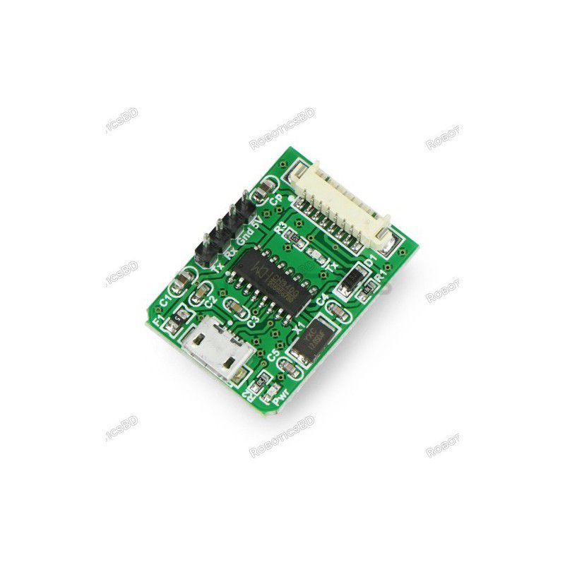 IDC 10 pin 1.27mm to MicroUSB Adapter for PMS7003 Air Purity Sensor Robotics Bangladesh