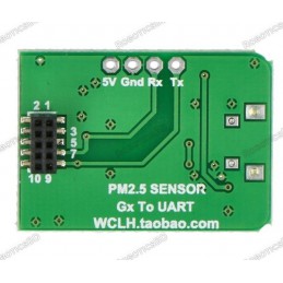 IDC 10 pin 1.27mm to MicroUSB Adapter for PMS7003 Air Purity Sensor Robotics Bangladesh