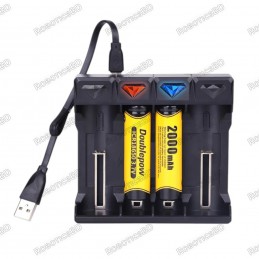 Doublepow DP-UK41 4 Slots 18650 Battery Charger Robotics Bangladesh