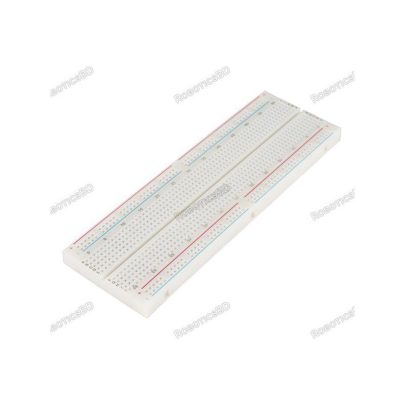 Breadboard Full Size Bare 830 Tie Points Robotics Bangladesh Breadboard Full Size Bare 830 Tie Points Robotics Bangladesh