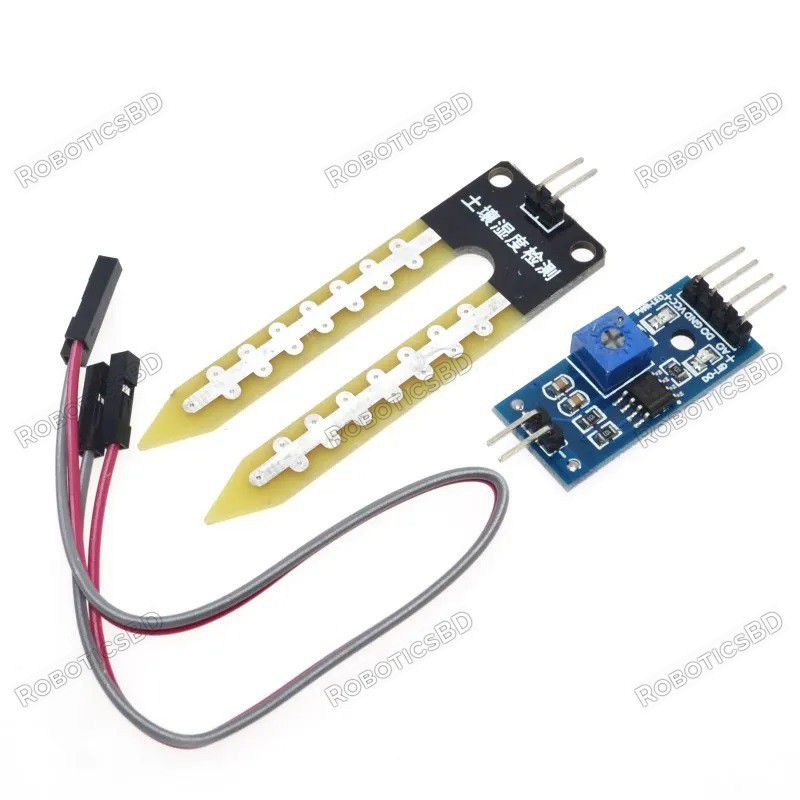 YL-69 Soil Hygrometer Humidity & Soil Moisture Detection Sensor Robotics Bangladesh YL-69 Soil Hygrometer Humidity & Soil Moisture Detection Sensor Robotics Bangladesh