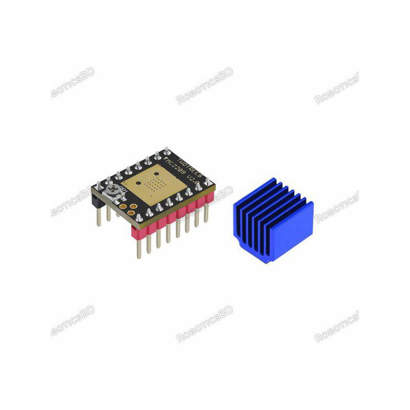TMC2209 V2.0 Stepper Motor Driver Module with Heatsink Robotics Bangladesh