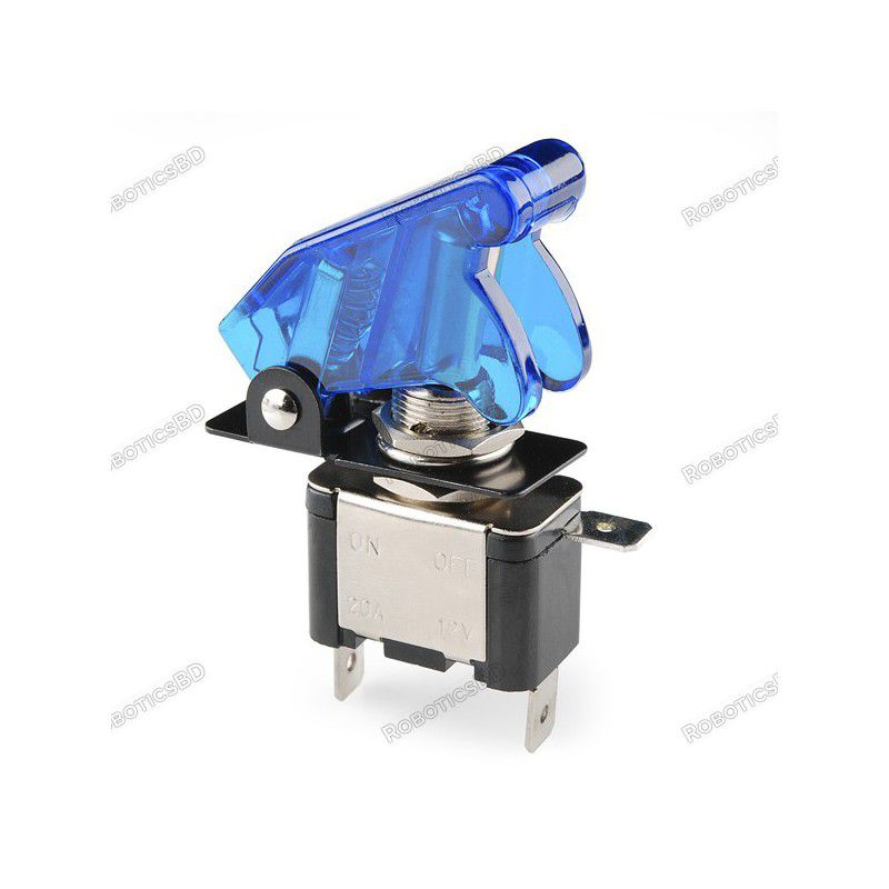 Toggle Switch and Cover - Illuminated (Blue) Robotics Bangladesh Toggle Switch and Cover - Illuminated (Blue) Robotics Bangladesh