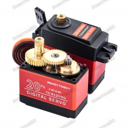 TD-8135MG Digital High Torque Servo Motor Metal Gear 35kg 360º Continuous Rotation Robotics Bangladesh