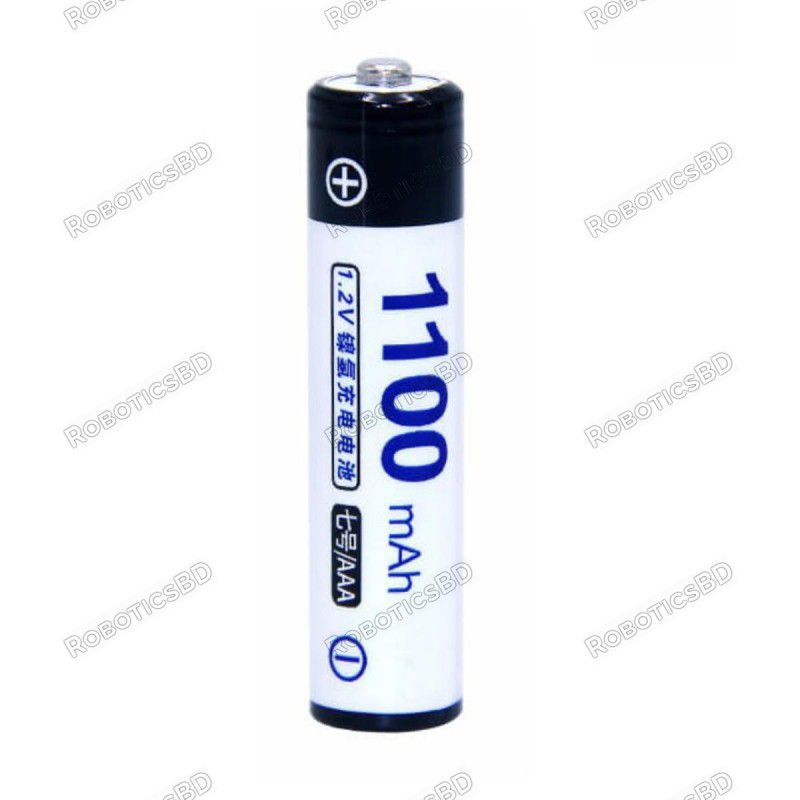 Doublepow High Capacity 1100mAh 1.2V AAA Ni-MH Rechargeable Batteries Robotics Bangladesh