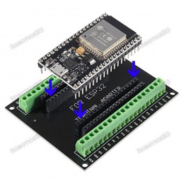 ESP32-S Screw Terminal Adapter Robotics Bangladesh