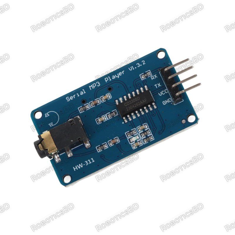Serial MP3 Music Player Module Robotics Bangladesh