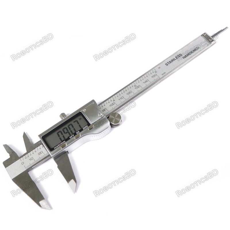 Digital Slide Caliper 6 inch/150 mm Stainless Steel Robotics Bangladesh