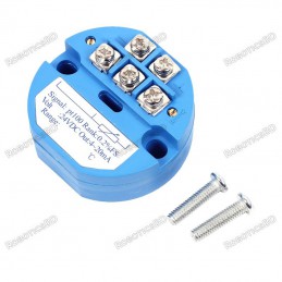 PT100 Temperature Transmitter -50~200 Celsius Range 4-20MA DC 24V Robotics Bangladesh