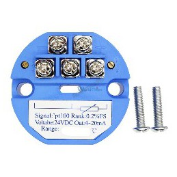 PT100 Temperature Transmitter -50~200 Celsius Range 4-20MA DC 24V Robotics Bangladesh