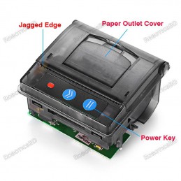 Mini 58mm POS Thermal Receipt Panel Embedded Printer EM205 QR203 Robotics Bangladesh
