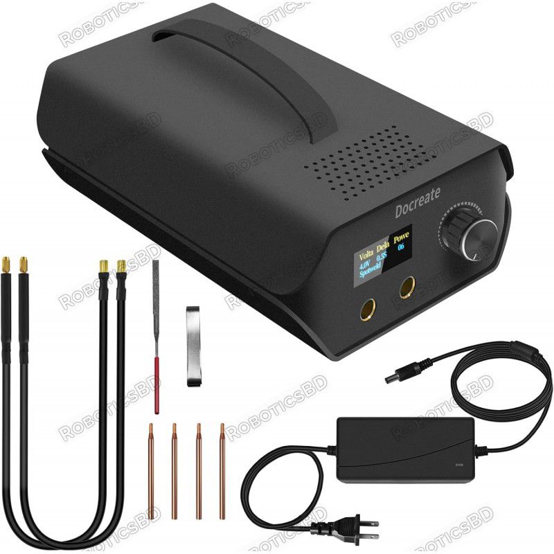 Docreate Farad Capacitor Portable Mini Spot Welder 3000F 120 Adjustable Levels Robotics Bangladesh