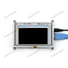 5inch HDMI Touch Screen (B) + Bicolor Case (Original Waveshare) Robotics Bangladesh