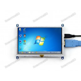 5inch HDMI Touch Screen (B) + Bicolor Case (Original Waveshare) Robotics Bangladesh