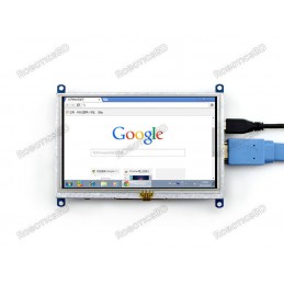 5inch HDMI Touch Screen (B) + Bicolor Case (Original Waveshare) Robotics Bangladesh