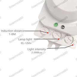 5.8GHz HF System LED Microwave 360 Degree Motion Sensor Light Switch Robotics Bangladesh