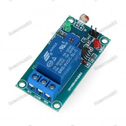 Relay Module 1 Channel with Photoresistor FC-13 – 10A / 240VAC Contacts – 5V Coil Robotics Bangladesh