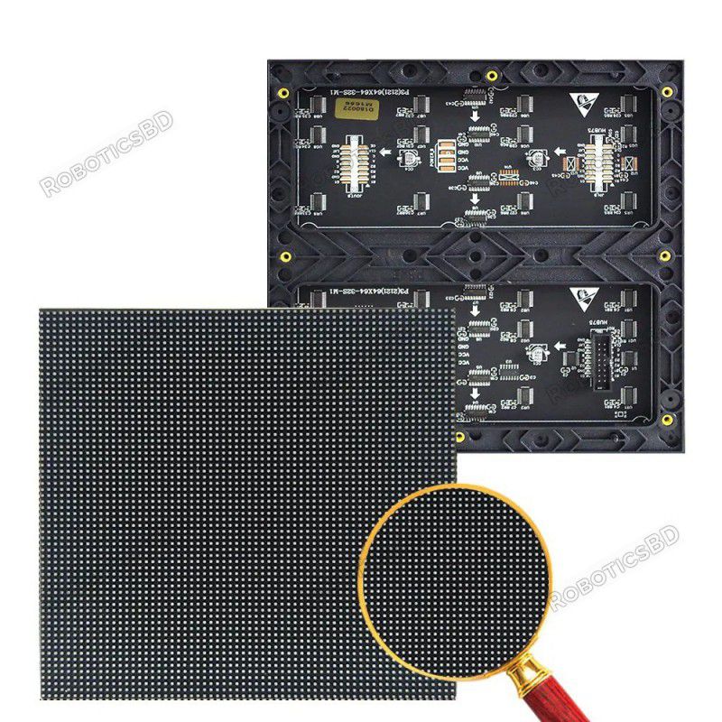 LED Display Panel 64x64 P3 RGB Robotics Bangladesh