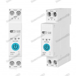 Smart Switch 63A Smart Circuit Breaker with Power Metering for Tuya 90‑300V Robotics Bangladesh