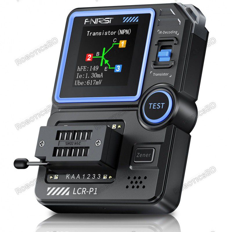 FNIRSI LCR-P1 Multifunction LCR Transistor Capacitor Tester Robotics Bangladesh