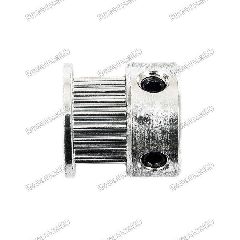 Aluminum GT2 Timing Pulley – 20 Teeth, 8mm Bore Robotics Bangladesh