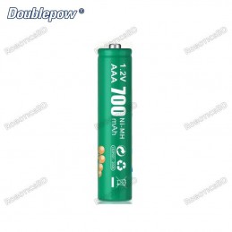 Doublepow AAA Size 1.2V 700mAh Genuine Ni-MH Rechargeable Battery Robotics Bangladesh
