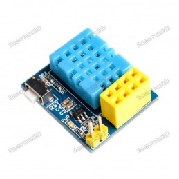 ESP8266 ESP-01 ESP-01S DHT11 Temperature and Humidity WiFi Node Robotics Bangladesh