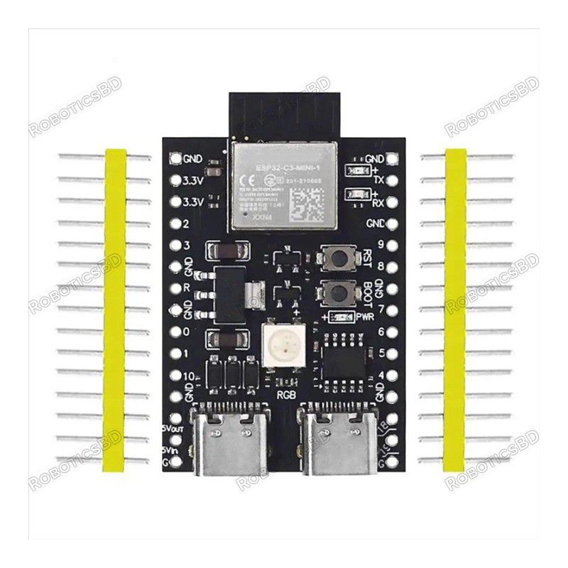 ESP32-C3 Development Board Dual Type-C WiFi Bluetooth BLE 5.