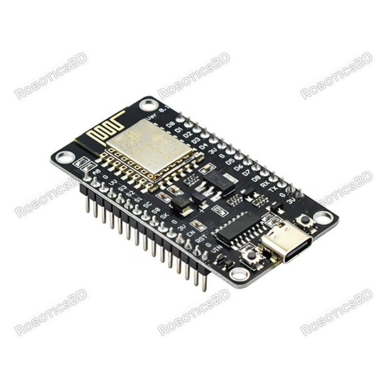 ESP8266 CH340 NodeMCU Wifi Module Lua V3 Type-C Robotics Bangladesh