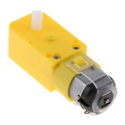 12v 100RPM DC Gear BO Motor - TT Dual Shaft Straight Robotics Bangladesh