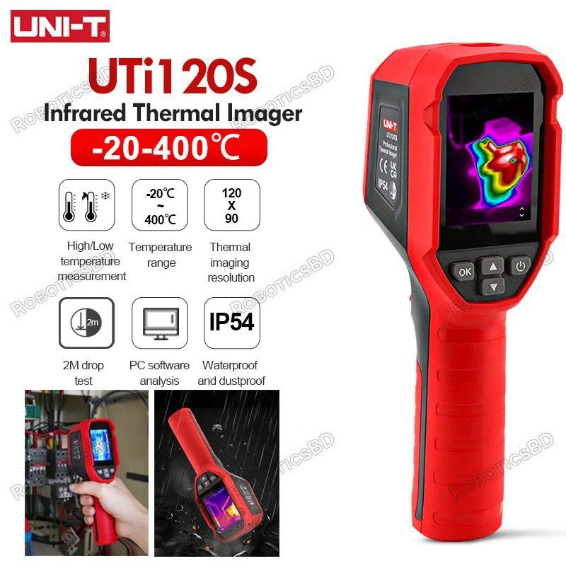 サーモグラフィーカメラ　UTi120S UNI-T UTi120S Handheld Thermal Imaging Camera 120×90 Infrared