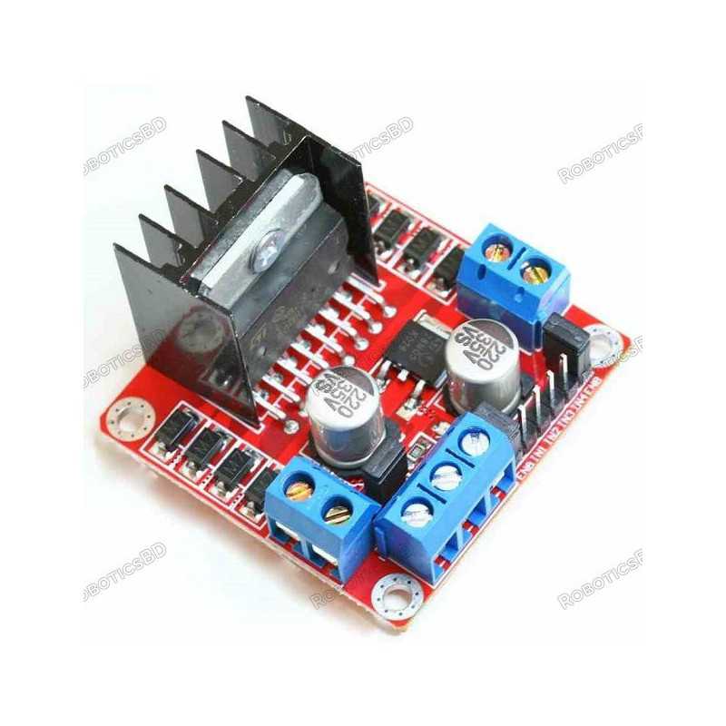 L298N H-Bridge Dual Motor Driver, Stepper Motor Driver Robotics Bangladesh L298N H-Bridge Dual Motor Driver, Stepper Motor Driver Robotics Bangladesh