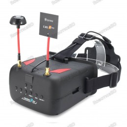 Eachine VR D2 40CH 5 Inches 800 x 480 Raceband 5.8G Diversity FPV Goggles with DVR Lens Adjustable Robotics Bangladesh