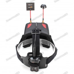 Eachine VR D2 40CH 5 Inches 800 x 480 Raceband 5.8G Diversity FPV Goggles with DVR Lens Adjustable Robotics Bangladesh
