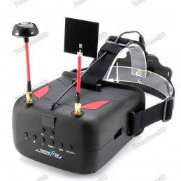 Eachine VR D2 40CH 5 Inches 800 x 480 Raceband 5.8G Diversity FPV Goggles with DVR Lens Adjustable Robotics Bangladesh
