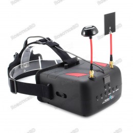 Eachine VR D2 40CH 5 Inches 800 x 480 Raceband 5.8G Diversity FPV Goggles with DVR Lens Adjustable Robotics Bangladesh