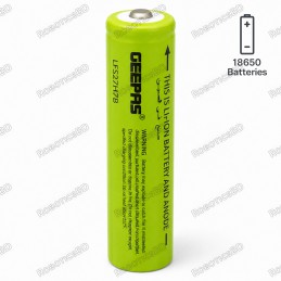 18650 Geepas 3.7V 3000mAH Li-ion Battery - Button Top Robotics Bangladesh