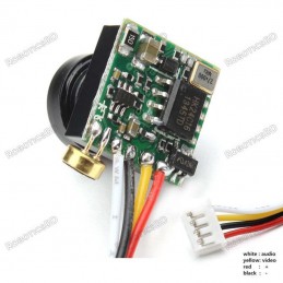 600TVL 1/4 1.8mm Lens CMOS 170 Degree Wide Angle CCD Mini FPV Camera NTSC Robotics Bangladesh