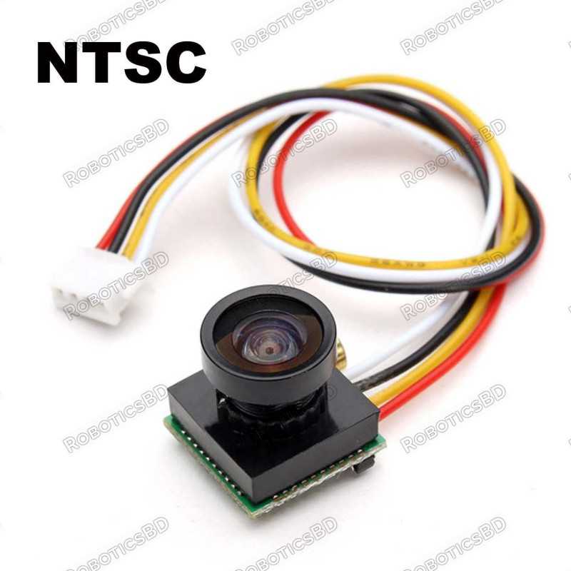 600TVL 1/4 1.8mm Lens CMOS 170 Degree Wide Angle CCD Mini FPV Camera NTSC Robotics Bangladesh