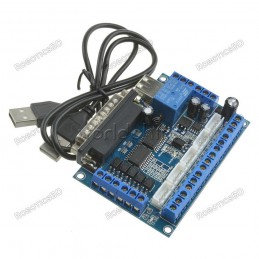 5 axis CNC Breakout Board with optical coupler For Stepper Motor Driver MACH3 Robotics Bangladesh