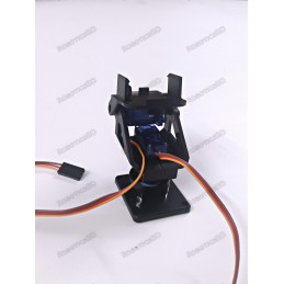 Abs Material 2 Axis Pan Tilt Camera Mount with SG90 Robotics Bangladesh