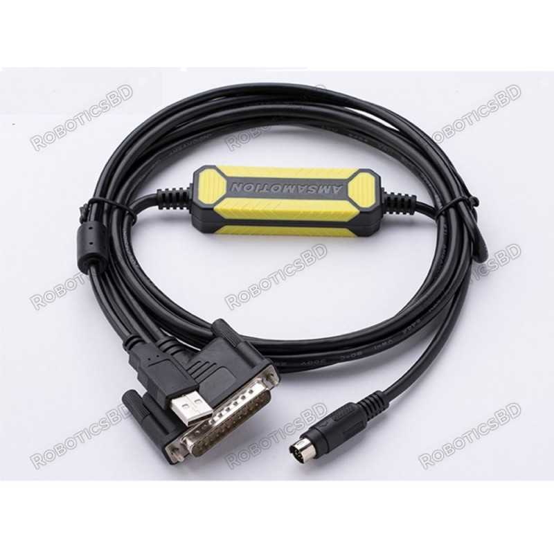 New Version USB-SC09 Mitsubishi FX/FA Series PLC Programming Cable Robotics Bangladesh New Version USB-SC09 Mitsubishi FX/FA Series PLC Programming Cable Robotics Bangladesh